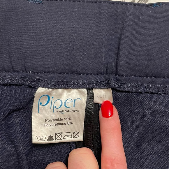 Piper Evolution High Rise Breech - Navy w/ Teal, 30R - Picture 4 of 5